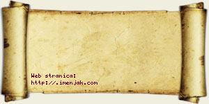 Aca Binjić vizit kartica